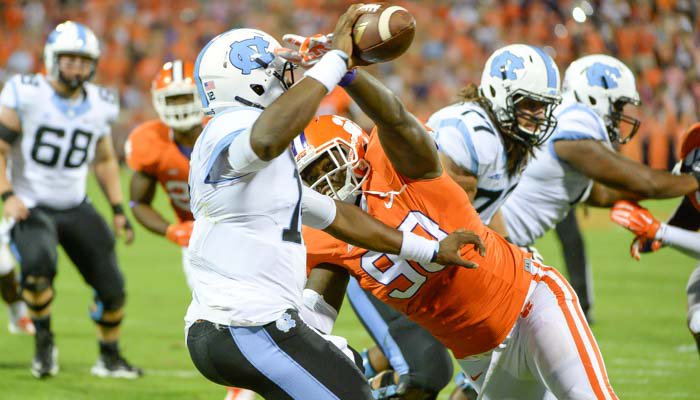 Vegas odds for Clemson-North Carolina