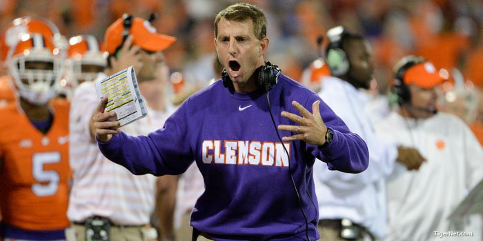 Clemson players react to Swinney rant, say Coach has their back