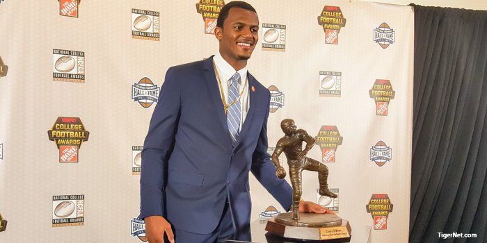 O'Brien Winner: Watson talks pressure, Chad Morris and Heisman