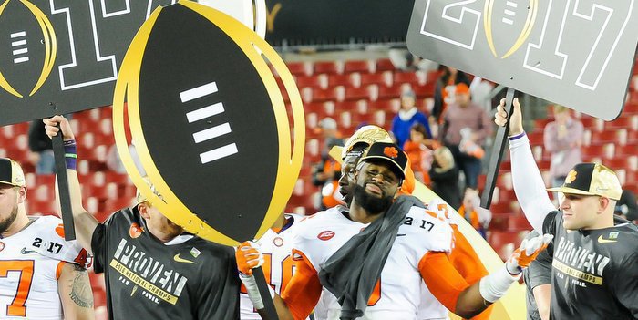 O'Daniel was on a championship team and received his Clemson degree