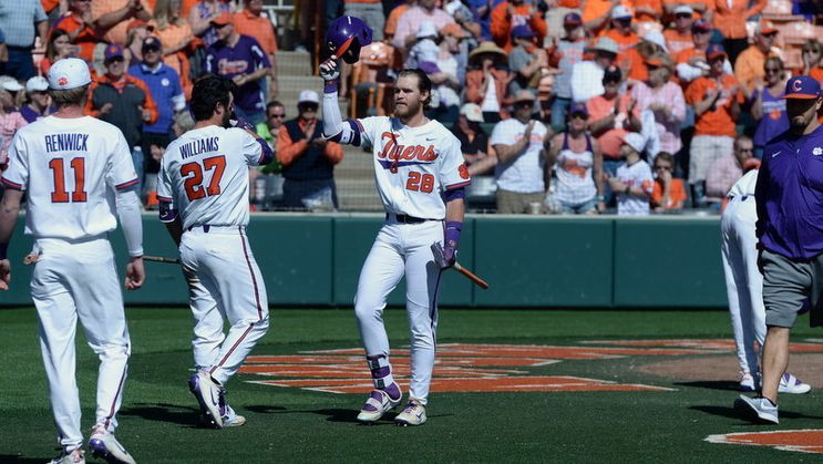 Seth Beer knocked out his ACC-leading 18th home run of the season. 