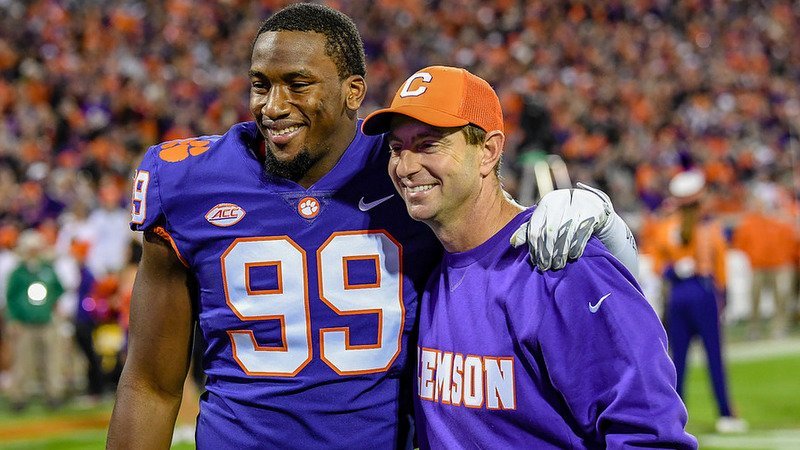 Clemson football announces team award winners