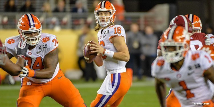 Trevor Lawrence on spring practice: 