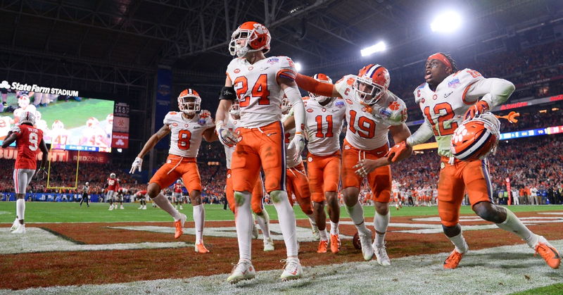 Nolan Turner listens to Dabo Swinney with the game on the line