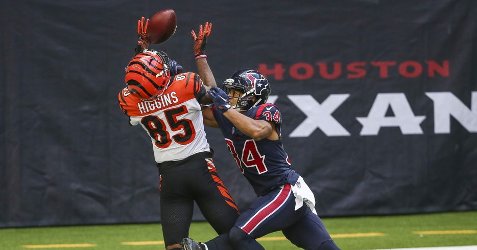Higgins has been impressive in his rookie year (Troy Taormina - USA Today Sports)