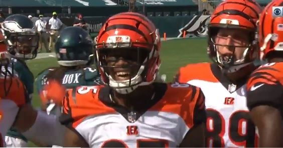 WATCH: Tee Higgins scores his first NFL touchdown