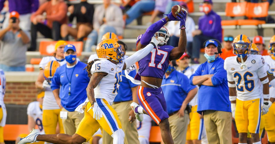 Cornell Powell could be a fringe pick for the first two days in Cleveland's NFL draft (ACC photo).