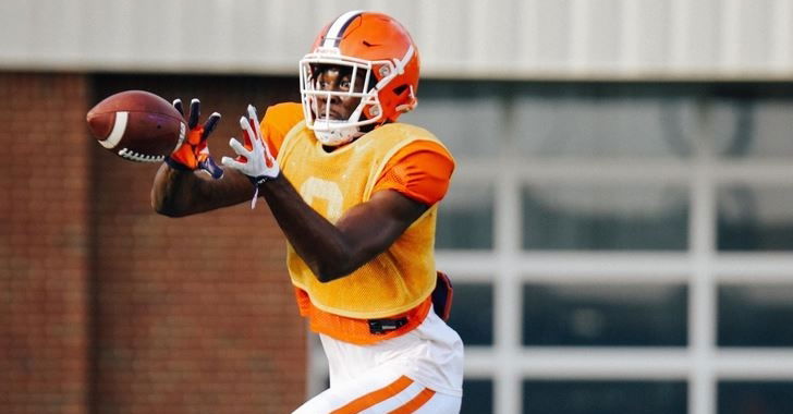 Ross has been practicing and lifting weights (Credit: Justyn Ross' Twitter)