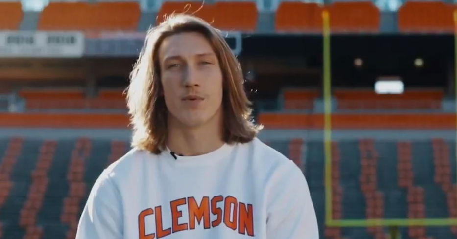 Trevor Lawrence is grateful for his time at Clemson
