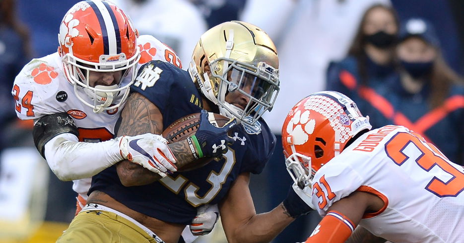 No Fight in Irish: Lawrence, Tigers steamroll Notre Dame to win sixth straight ACC title