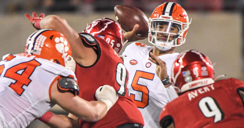 Defense stops Louisville on late goal line stand as Tigers escape with win