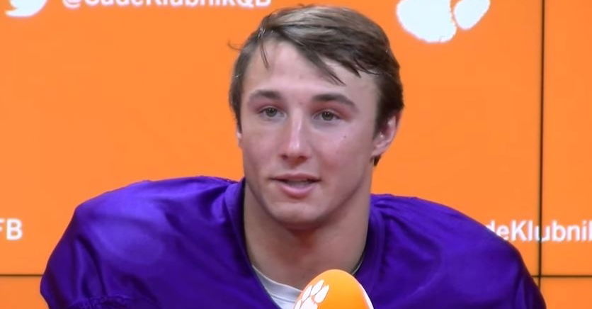 WATCH: Cade Klubnik, RJ Mickens post-practice interviews