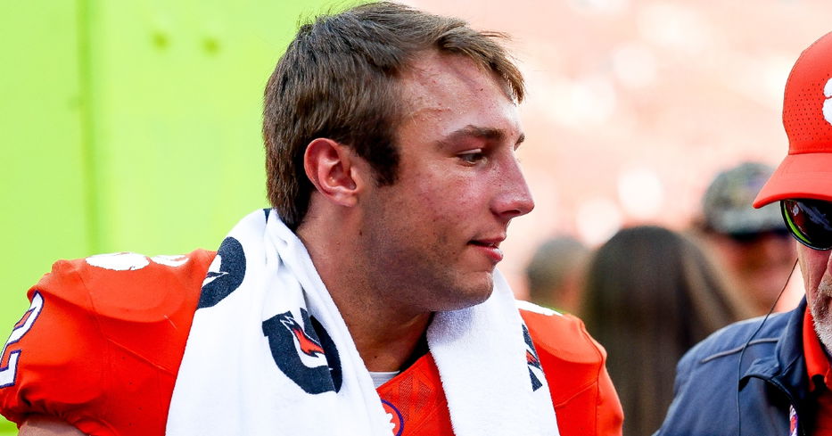 Klubnik says he has to flush and forget mistakes, appreciates Garrett Riley's support
