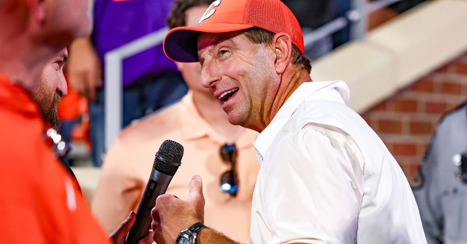 Swinney details Nate Wiggins' speed in MPH, talks rivalry game