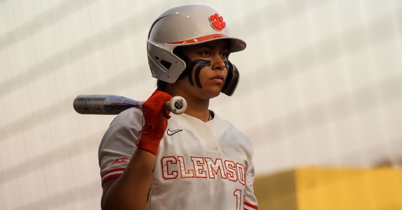 Alia Logoleo sent out a solo home run in the sixth and brought in another run in the seventh. (Clemson athletics photo)