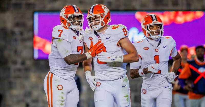 Clemson record ‘special’ for Jake Briningstool, who looks to be role model