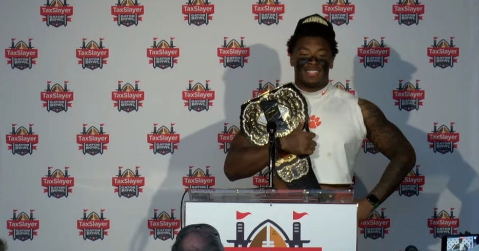 Barrett Carter happy to wear the championship belt after big day