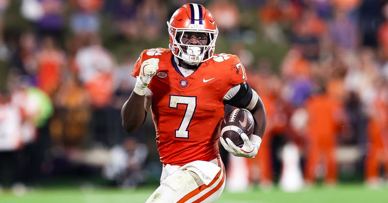 Phil Mafah looks to have some more success on the ground, as Clemson leads the country in rushing rate over expectancy (RROE, per CFB-Graphs).