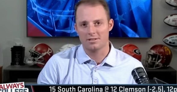 Greg McElroy is watching to see if Clemson's O-line will hold up versus South Carolina's pressure-heavy group.