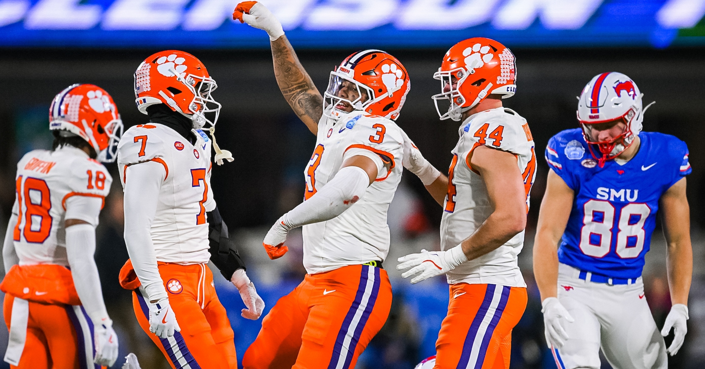 Notable PFF grades, snaps for Clemson clinching CFP spot against SMU