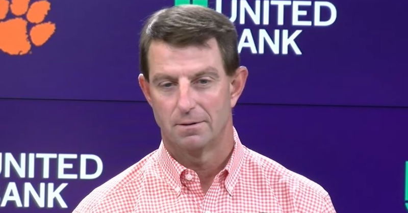 WATCH: Dabo Swinney previews South Carolina, talks CFP implications, NIL landscape