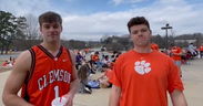 WATCH: Clemson students camped out at Littlejohn since 2 A.M.