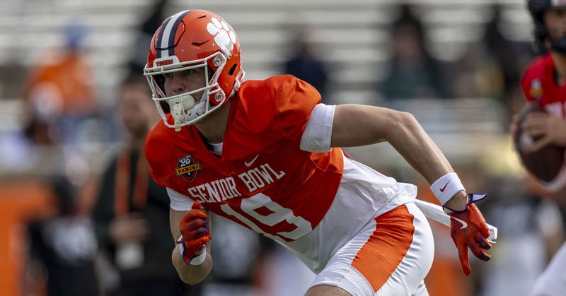 Practice is underway en route to Saturday's game, and Briningstool is working on bettering his Day 3 draft assessments (rounds 4-7) coming in. (Photo: Vasha Hunt / USATODAY)