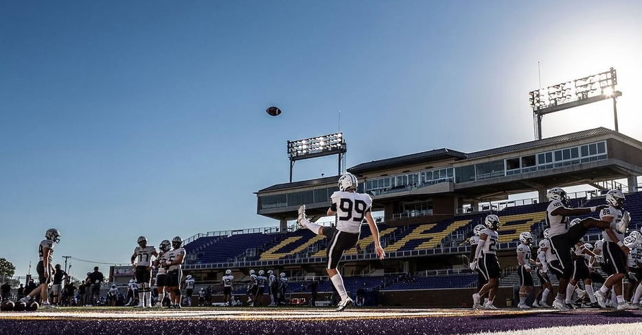 Charlie Reed kicked field goals, punted and did kickoffs at Vandegrift.