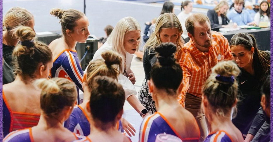 Brie Clark earned a 9.95 on floor, but the No. 23 North Carolina Tar Heels tallied a 49.425 on floor to edge the Tigers, 196.575-195.800, in a Sunday afternoon ACC contest.