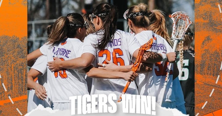 Clemson lacrosse scored a program-best 26 goals (Clemson athletics graphic)